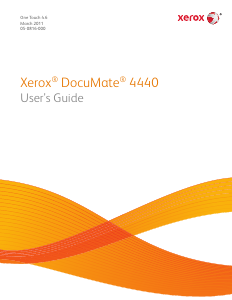 Handleiding Xerox DocuMate 4440 Scanner