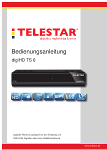Bedienungsanleitung Telestar digiHD TS 6 Digital-receiver