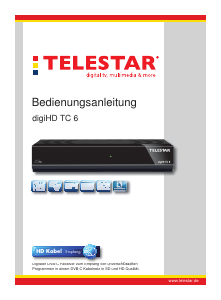 Bedienungsanleitung Telestar digiHD TC 6 Digital-receiver