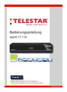 Bedienungsanleitung Telestar digiHD TT 7 IR Digital-receiver