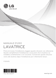 Manuale LG F1255FD Lavatrice