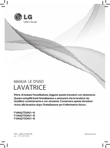 Manuale LG F1296TD3 Lavatrice