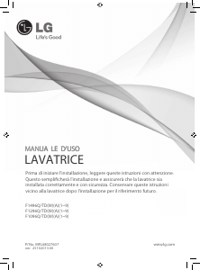 Manuale LG F1296TDA3 Lavatrice