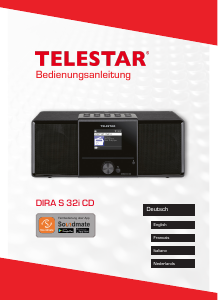 Bedienungsanleitung Telestar DIRA S 32i CD Radio