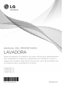 Manual de uso LG F1480TD Lavadora