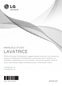 Manuale LG F14A8FDA Lavatrice