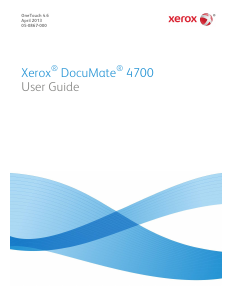Manual Xerox DocuMate 4700 Scanner