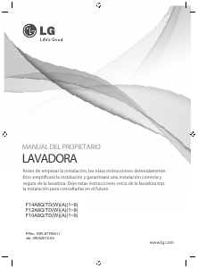 Manual de uso LG F14A8TDA1 Lavadora