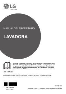 Manual de uso LG F4J8FH2S Lavadora