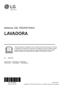 Manual de uso LG F4WV508S0 Lavadora