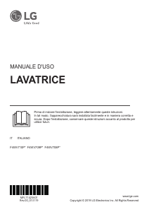 Manuale LG F4WV708P1 Lavatrice