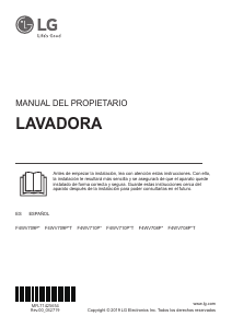 Manual de uso LG F4WV709P1 Lavadora