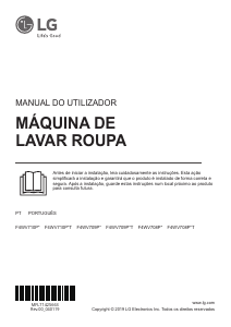 Manual LG F4WV709P1 Máquina de lavar roupa