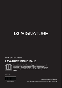 Manuale LG LSWD100 Lavatrice