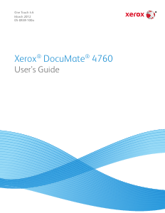 Handleiding Xerox DocuMate 4760 Scanner