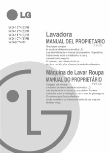 Manual de uso LG WD-1074FB Lavadora