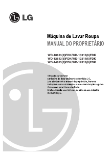 Manual LG WD-12313FDK Máquina de lavar roupa
