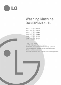 Handleiding LG WD-12330NDK Wasmachine