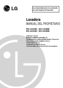 Manual de uso LG WD-12331AD Lavadora