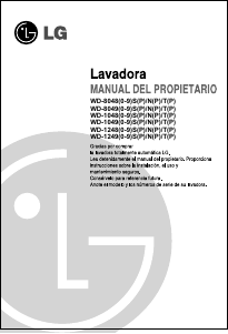 Manual de uso LG WD-12480TP Lavadora