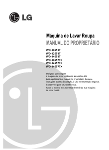 Manual LG WD-12651T Máquina de lavar roupa