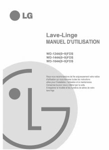 Mode d’emploi LG WD-14440FDS Lave-linge