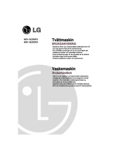 Bruksanvisning LG WD-16106FD Tvättmaskin