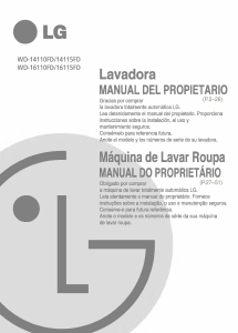 Manual de uso LG WD-16115FD Lavadora