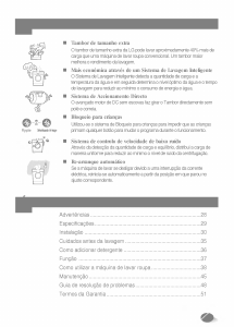 Manual LG WD-16117FD Máquina de lavar roupa