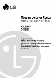 Manual LG WD-80130FU Máquina de lavar roupa