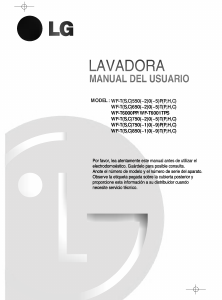 Manual de uso LG WF-T6500TP Lavadora