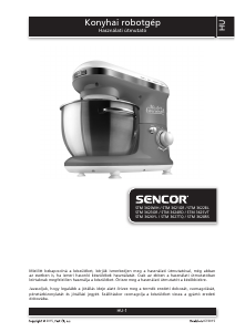 Használati útmutató Sencor STM 3621GR Konyhai robotgép