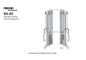 Manual Precor S3.23 Multi-gym