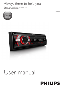 Manual Philips CE133 Car Radio