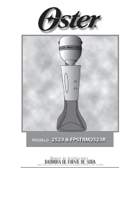 Manual de uso Oster 2523 Mezclador de bebidas