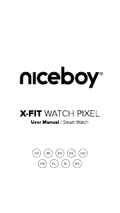 Használati útmutató Niceboy X-Fit Watch Pixel Okosóra