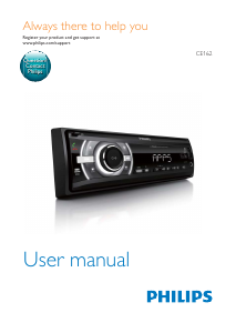 Manual Philips CE162 Car Radio