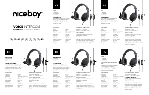 Handleiding Niceboy VOICE Intercom Headset