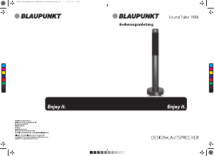 Bedienungsanleitung Blaupunkt ST 1000 Lautsprecher