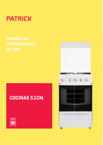 Manual de uso Patrick CPF8251BVS Cocina