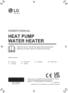 Manual LG WH20S Boiler