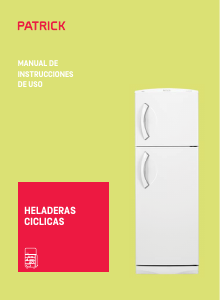 Manual de uso Patrick HPK137B Frigorífico combinado