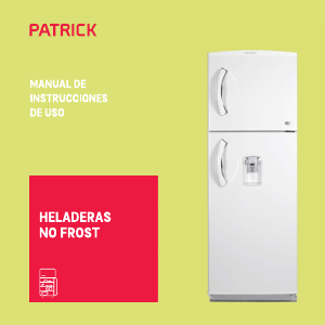 Manual de uso Patrick HPK350NFBD Frigorífico combinado