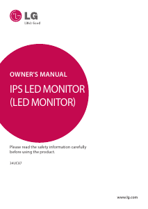 Manual LG 34UC87-B LED Monitor