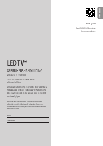 Handleiding LG 55UQ70006LB LED televisie