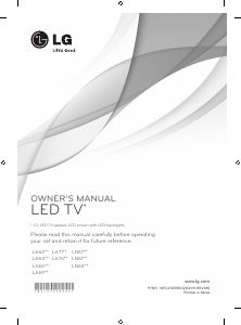 Manual de uso LG 50LN5778 Televisor de LED