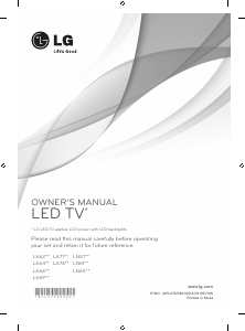 Manuale LG 39LN5758 LED televisore