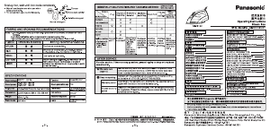 Handleiding Panasonic NI-E410T Strijkijzer