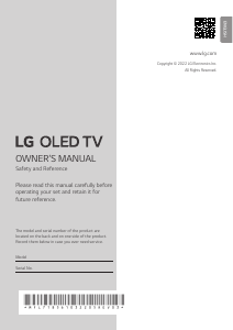 Handleiding LG OLED65CS6LA OLED televisie