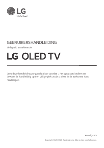 Handleiding LG OLED48CX9LB OLED televisie